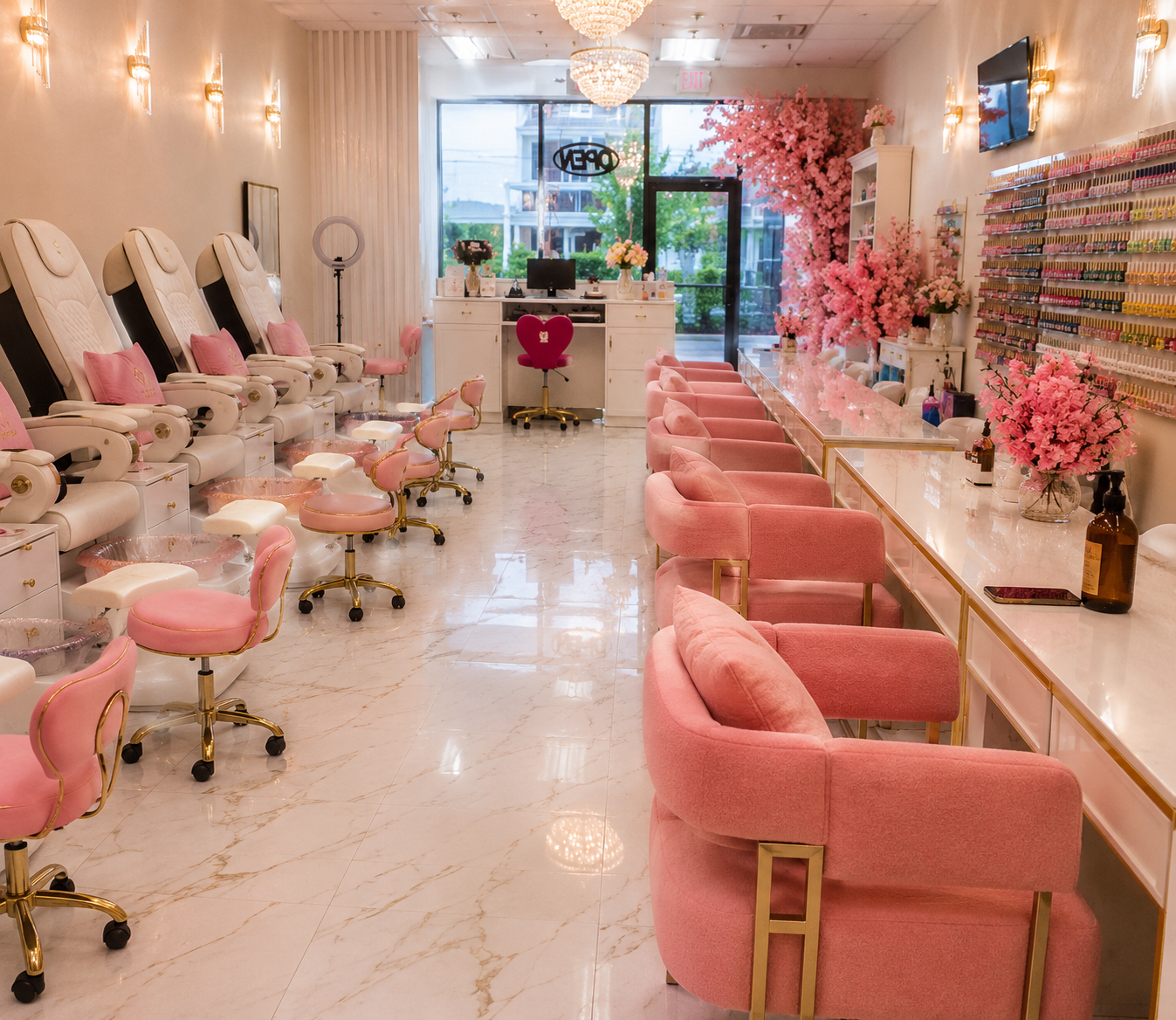 MODA NAILS & THREADING nail work in McAllen, Texas